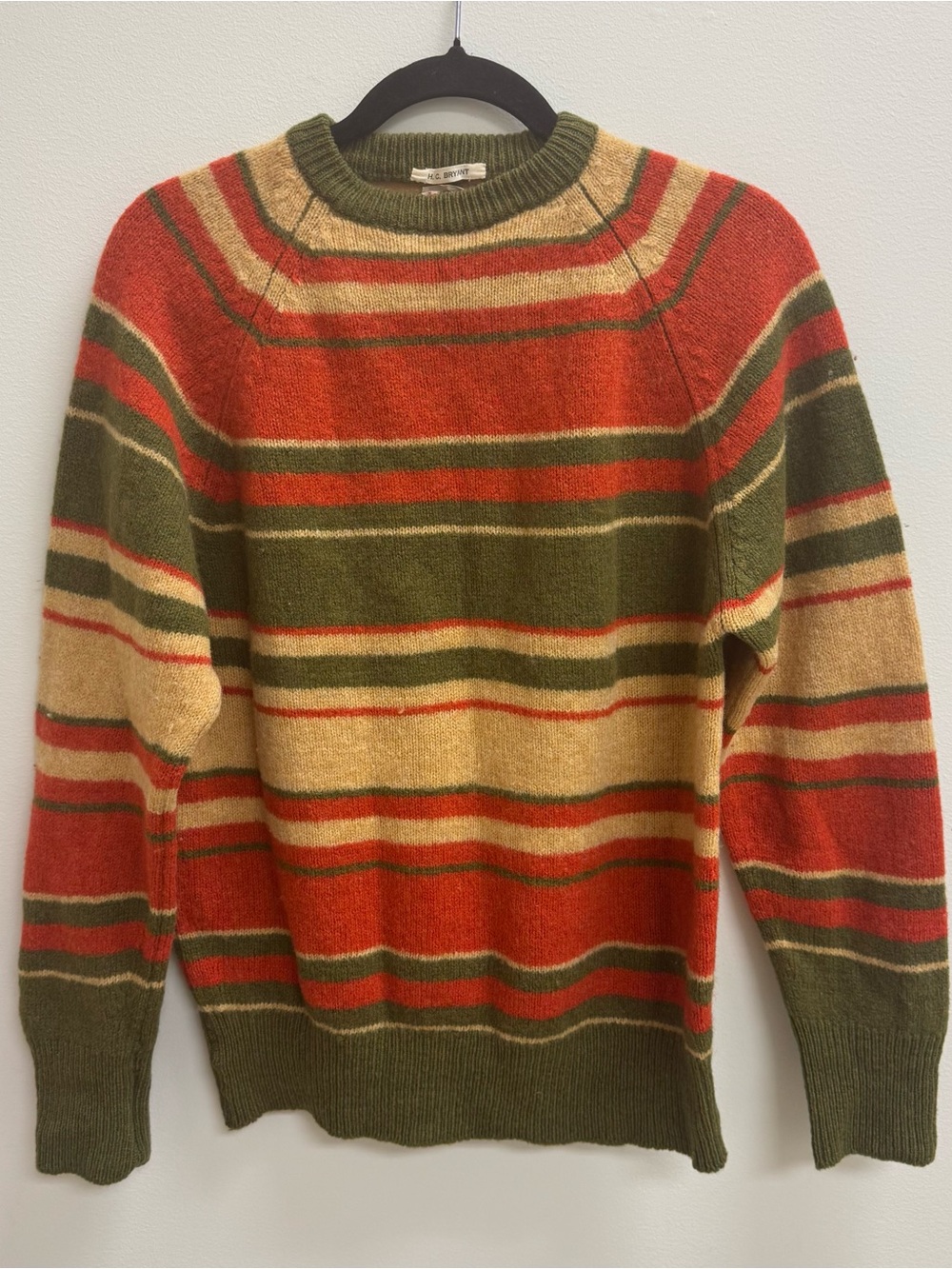 Vintage Alan Paine Wool Sweater England Shetland Crewneck Size 42(L)